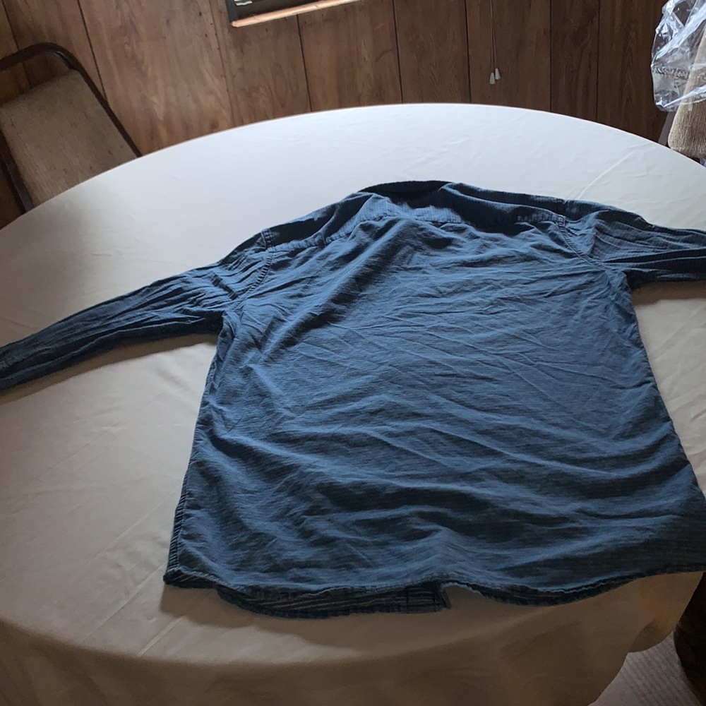 Blue Button Up - Picture 16 of 17